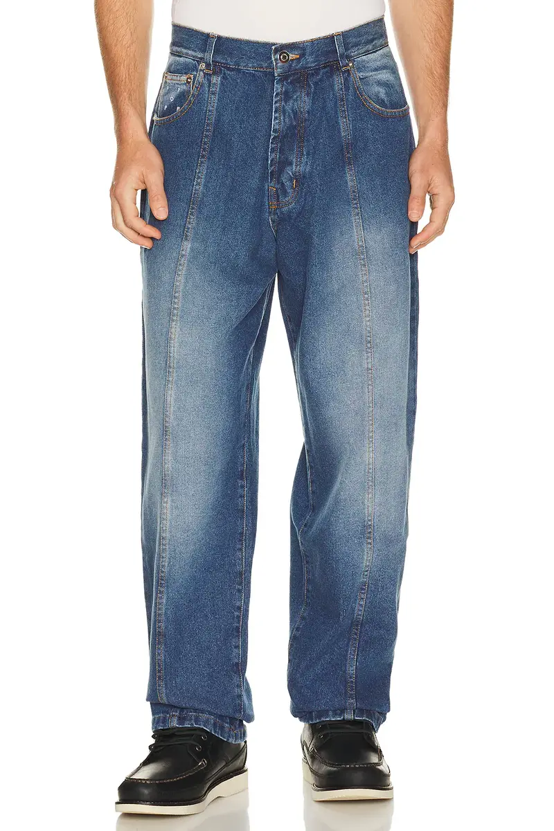 Pop Trading Company Drs Denim Seam Pants | Image 1 Pop Trading Company Drs Denim Seam Pants | Image 1