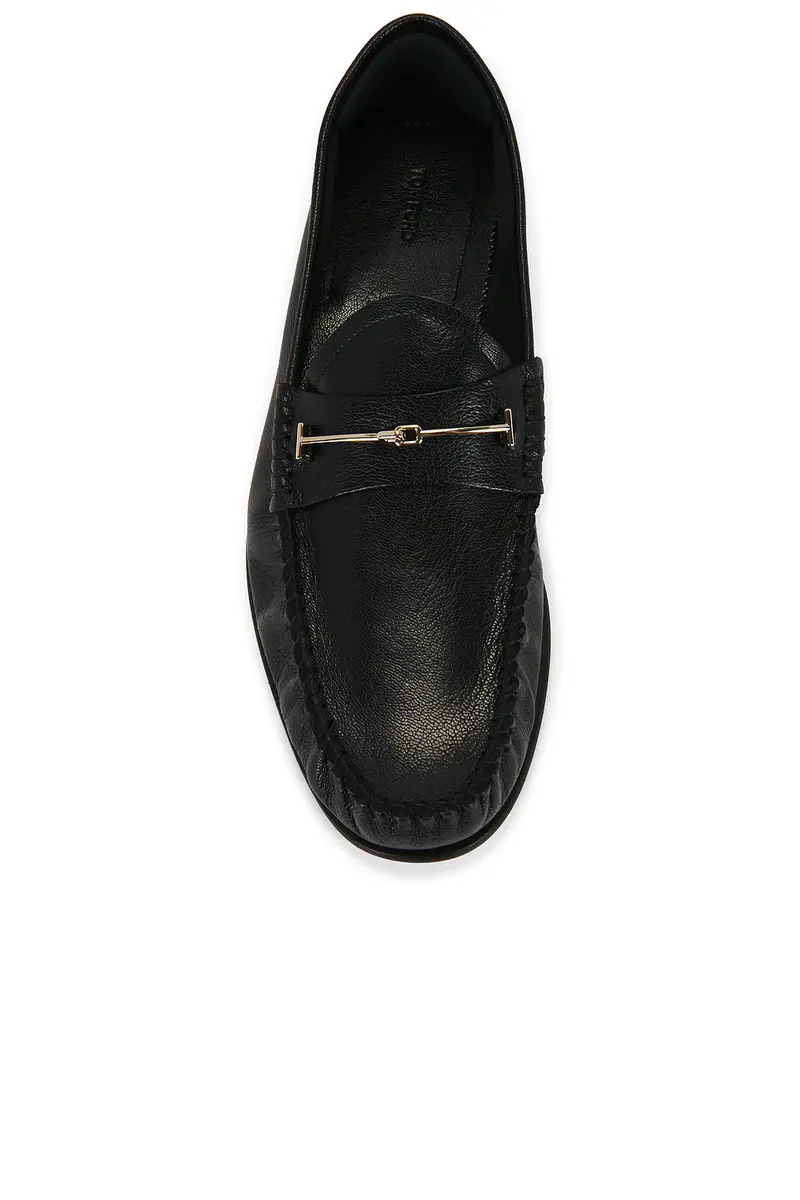 Tom Ford Shiny Goat Leather Double T Hardware Ripley Loafer | Thumbnail 4 Tom Ford Shiny Goat Leather Double T Hardware Ripley Loafer | Thumbnail 4