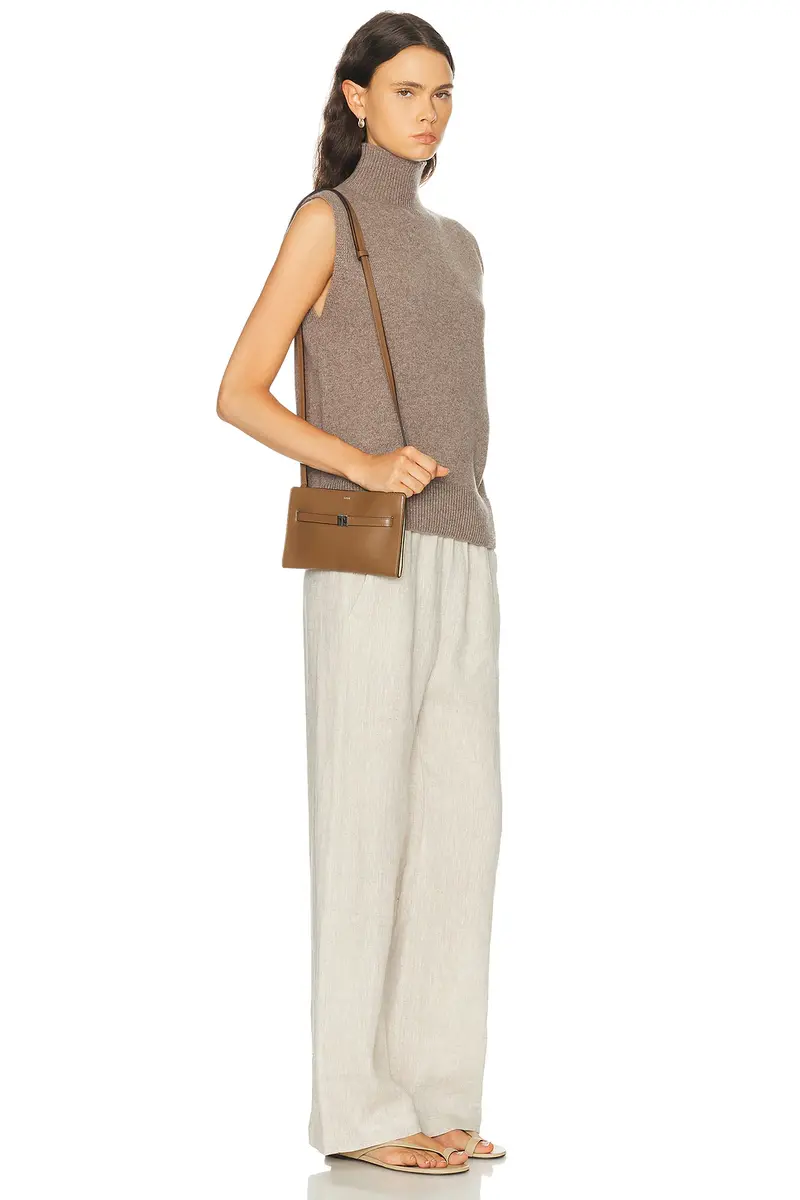 TOTEME Belted Leather Crossbody Bag | Thumbnail 2 TOTEME Belted Leather Crossbody Bag | Thumbnail 2