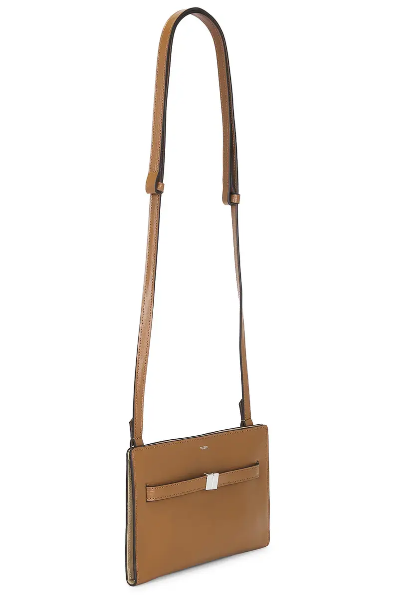 TOTEME Belted Leather Crossbody Bag | Thumbnail 4 TOTEME Belted Leather Crossbody Bag | Thumbnail 4