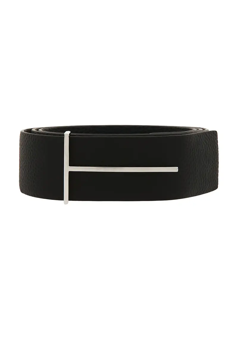 Tom Ford Soft Grain Leather Reversible Slim T Belt 38 Mm | Thumbnail 3 Tom Ford Soft Grain Leather Reversible Slim T Belt 38 Mm | Thumbnail 3