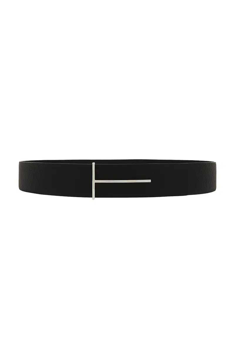 Tom Ford Soft Grain Leather Reversible Slim T Belt 38 Mm | Image 1 Tom Ford Soft Grain Leather Reversible Slim T Belt 38 Mm | Image 1