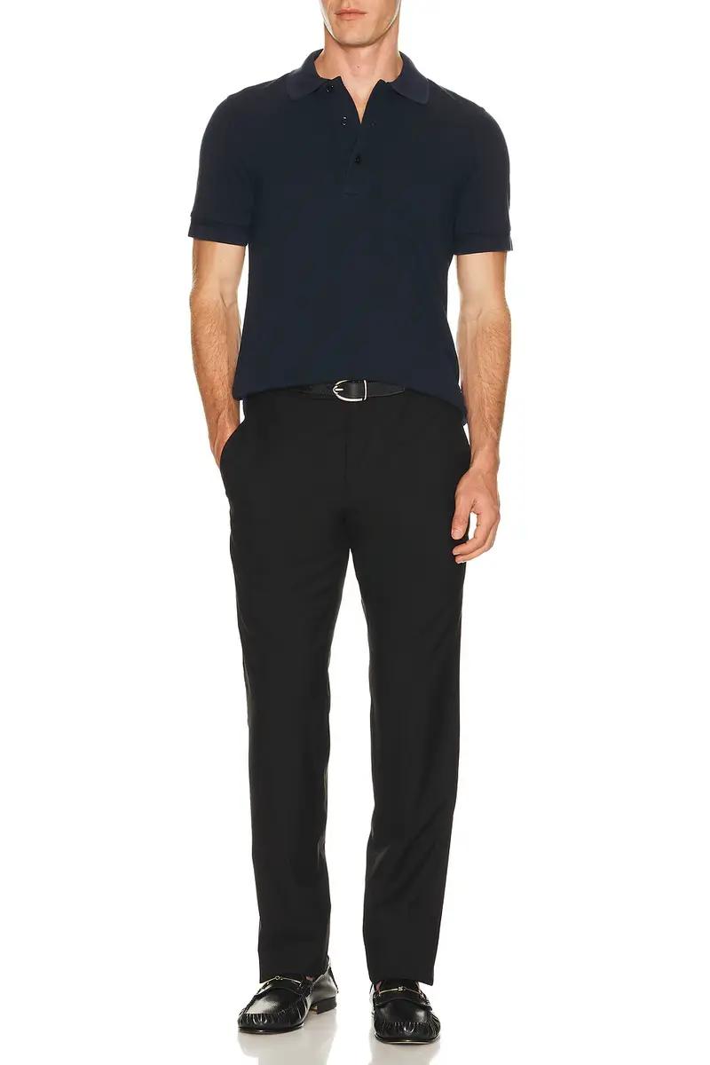 Tom Ford Lyocell Piquet Polo | Thumbnail 3