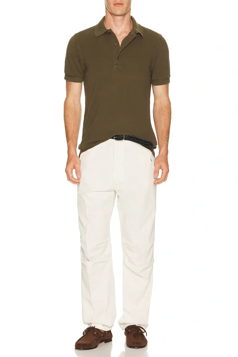 Tom Ford Lyocell Piquet Polo | Thumbnail 3 Tom Ford Lyocell Piquet Polo | Thumbnail 3
