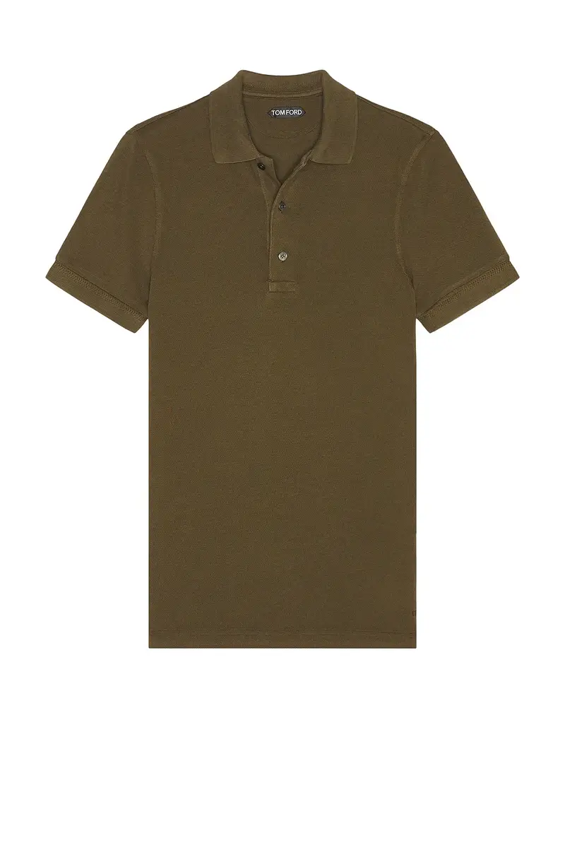Tom Ford Lyocell Piquet Polo | Thumbnail 4 Tom Ford Lyocell Piquet Polo | Thumbnail 4