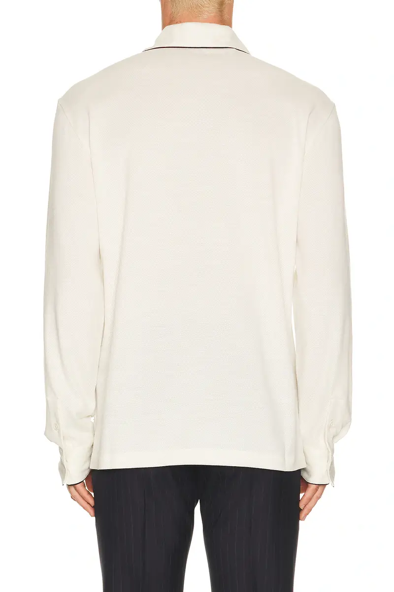 Tom Ford Cotton Silk Piquet Polo | Thumbnail 2 Tom Ford Cotton Silk Piquet Polo | Thumbnail 2