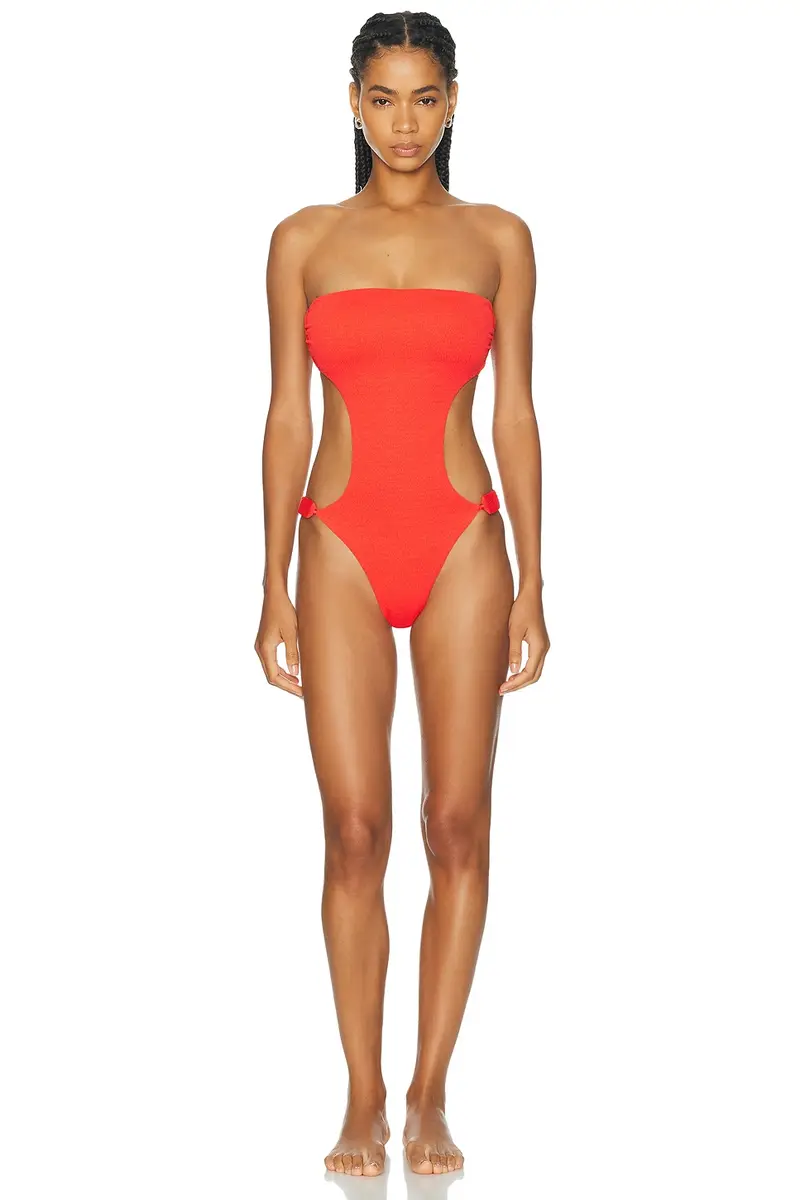 Vix Swimwear x Rosie Huntington-Whiteley Alix Bandeau One Piece Swimsuit | Thumbnail 2