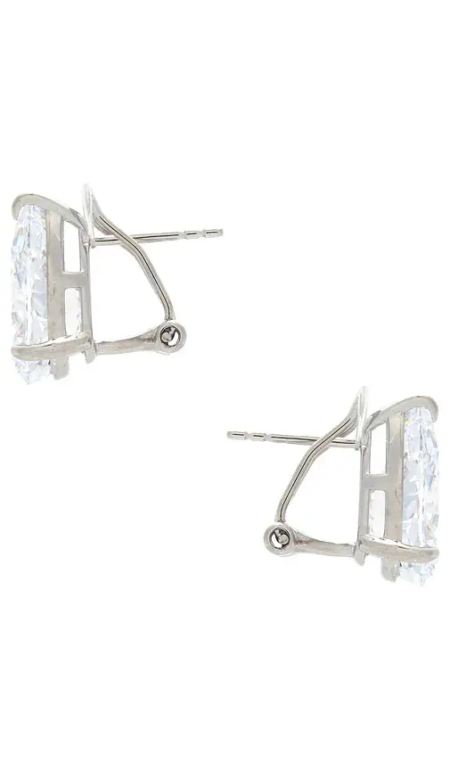 By Adina Eden Cz Fancy Pear Stud Earring | Thumbnail 2