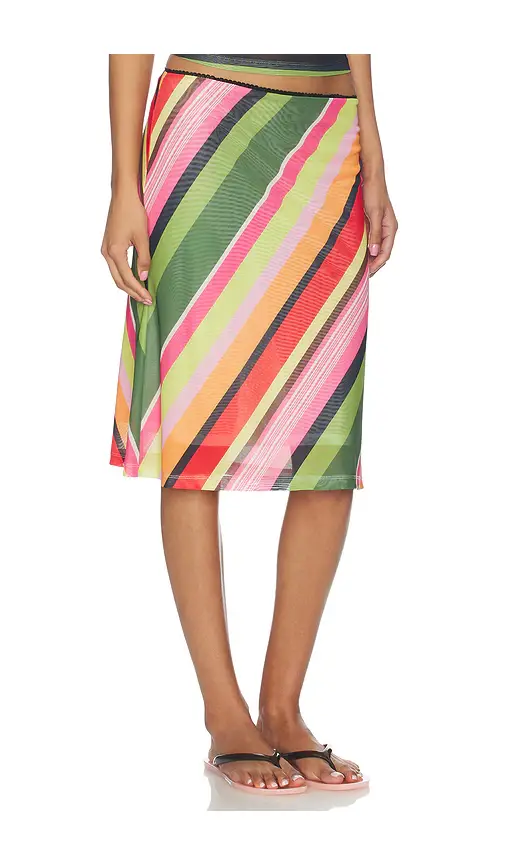 With Harper Lu Mesh Midi Skirt | Thumbnail 2 With Harper Lu Mesh Midi Skirt | Thumbnail 2
