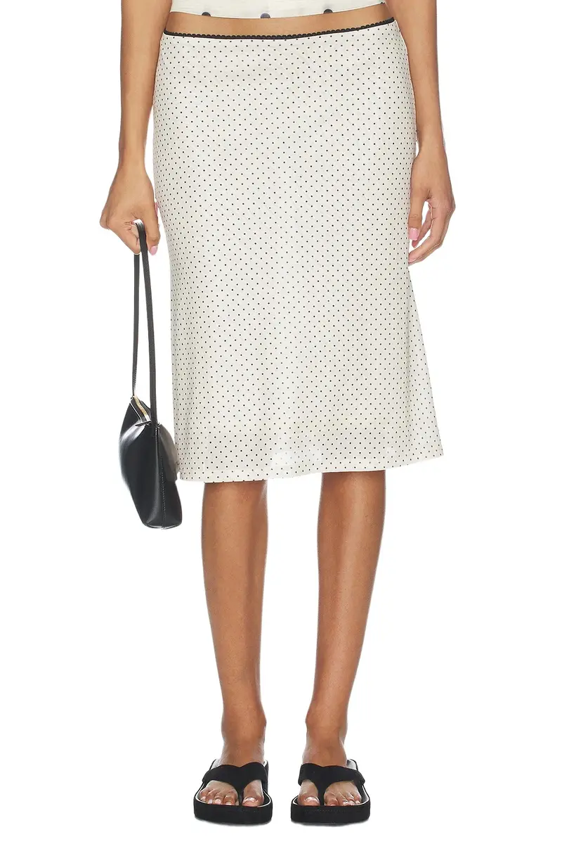 Mesh Midi Skirt