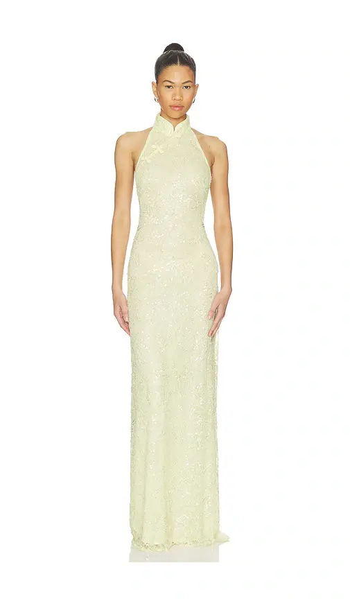 SAU LEE Grace Beaded Dress | Image 1 SAU LEE Grace Beaded Dress | Image 1