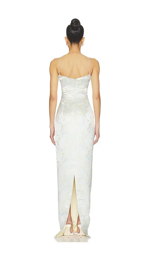 Sau Lee Constance Jacquard Gown | Thumbnail 3 Sau Lee Constance Jacquard Gown | Thumbnail 3