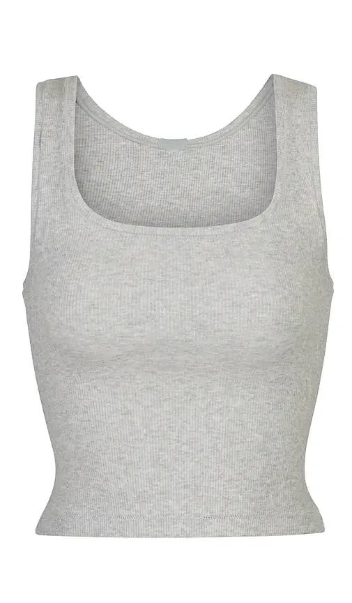 Skims Cotton Rib Tank Top | Image 1 Skims Cotton Rib Tank Top | Image 1