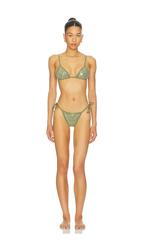 Tropic of C Sequin Equator Bikini Top | Thumbnail 4 Tropic of C Sequin Equator Bikini Top | Thumbnail 4