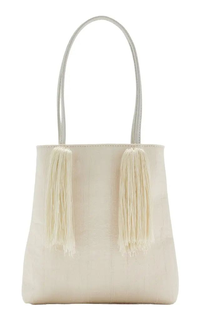 Le Sundial Salon Mini Silk-Blend Tote