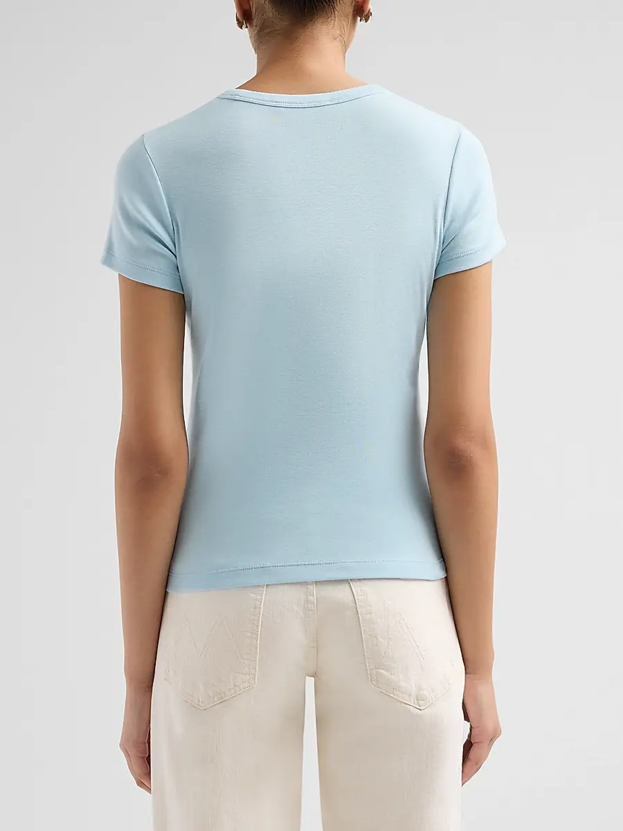 Vince Women's Crewneck Pima Cotton T-Shirt | Thumbnail 3