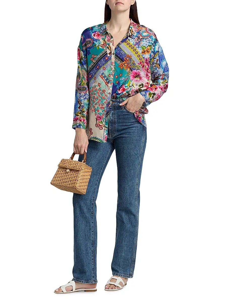 Johnny Was Women's The Audrey Evie Patchwork Tunic | Thumbnail 2