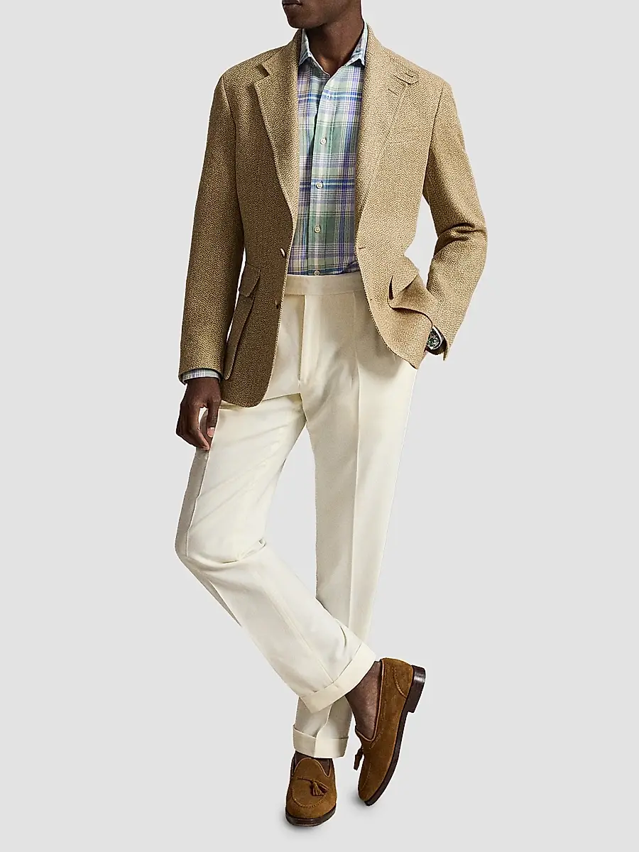 Polo Ralph Lauren Men's Herringbone Single-Breasted Sport Jacket | Thumbnail 2 Polo Ralph Lauren Men's Herringbone Single-Breasted Sport Jacket | Thumbnail 2