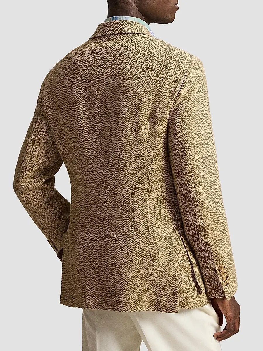 Polo Ralph Lauren Men's Herringbone Single-Breasted Sport Jacket | Thumbnail 3 Polo Ralph Lauren Men's Herringbone Single-Breasted Sport Jacket | Thumbnail 3