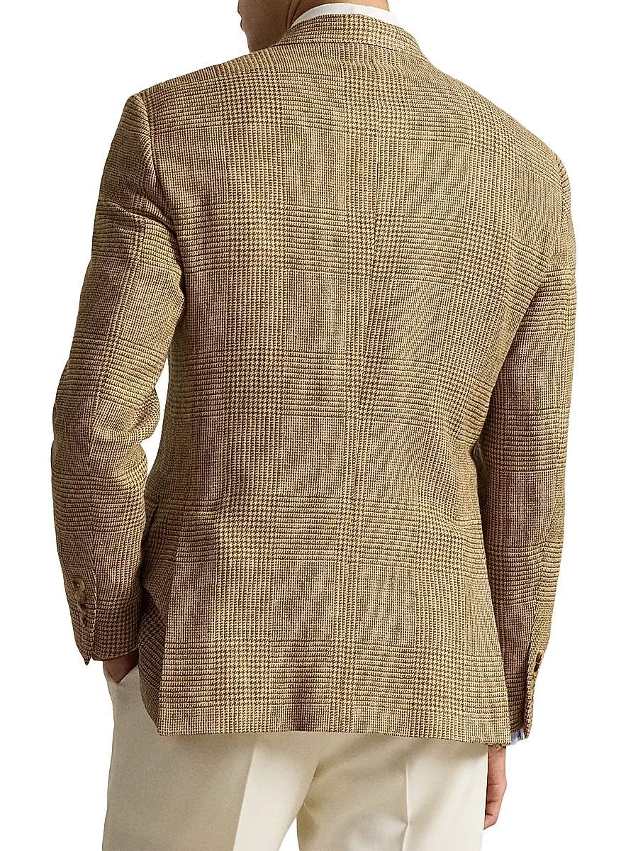 Polo Ralph Lauren Men's Glen Plaid Double-Breasted Sport Jacket | Thumbnail 4 Polo Ralph Lauren Men's Glen Plaid Double-Breasted Sport Jacket | Thumbnail 4