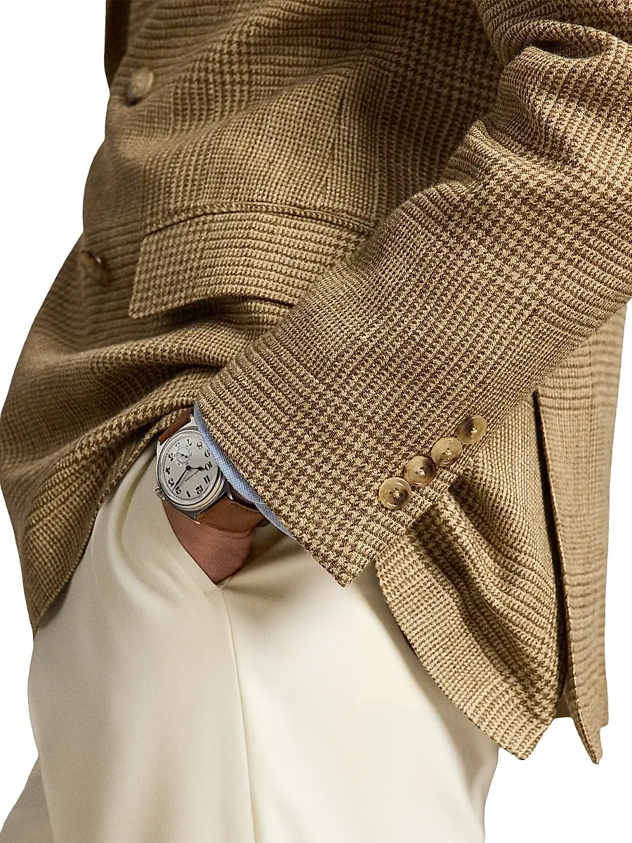 Polo Ralph Lauren Men's Glen Plaid Double-Breasted Sport Jacket | Thumbnail 5 Polo Ralph Lauren Men's Glen Plaid Double-Breasted Sport Jacket | Thumbnail 5