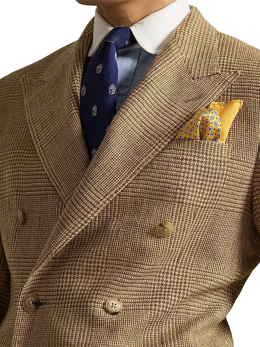 Polo Ralph Lauren Men's Glen Plaid Double-Breasted Sport Jacket | Thumbnail 6 Polo Ralph Lauren Men's Glen Plaid Double-Breasted Sport Jacket | Thumbnail 6