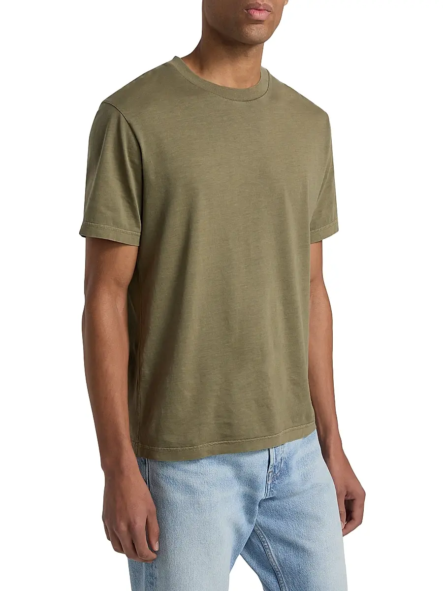 Frame Men's Light Cotton T-Shirt | Thumbnail 4 Frame Men's Light Cotton T-Shirt | Thumbnail 4