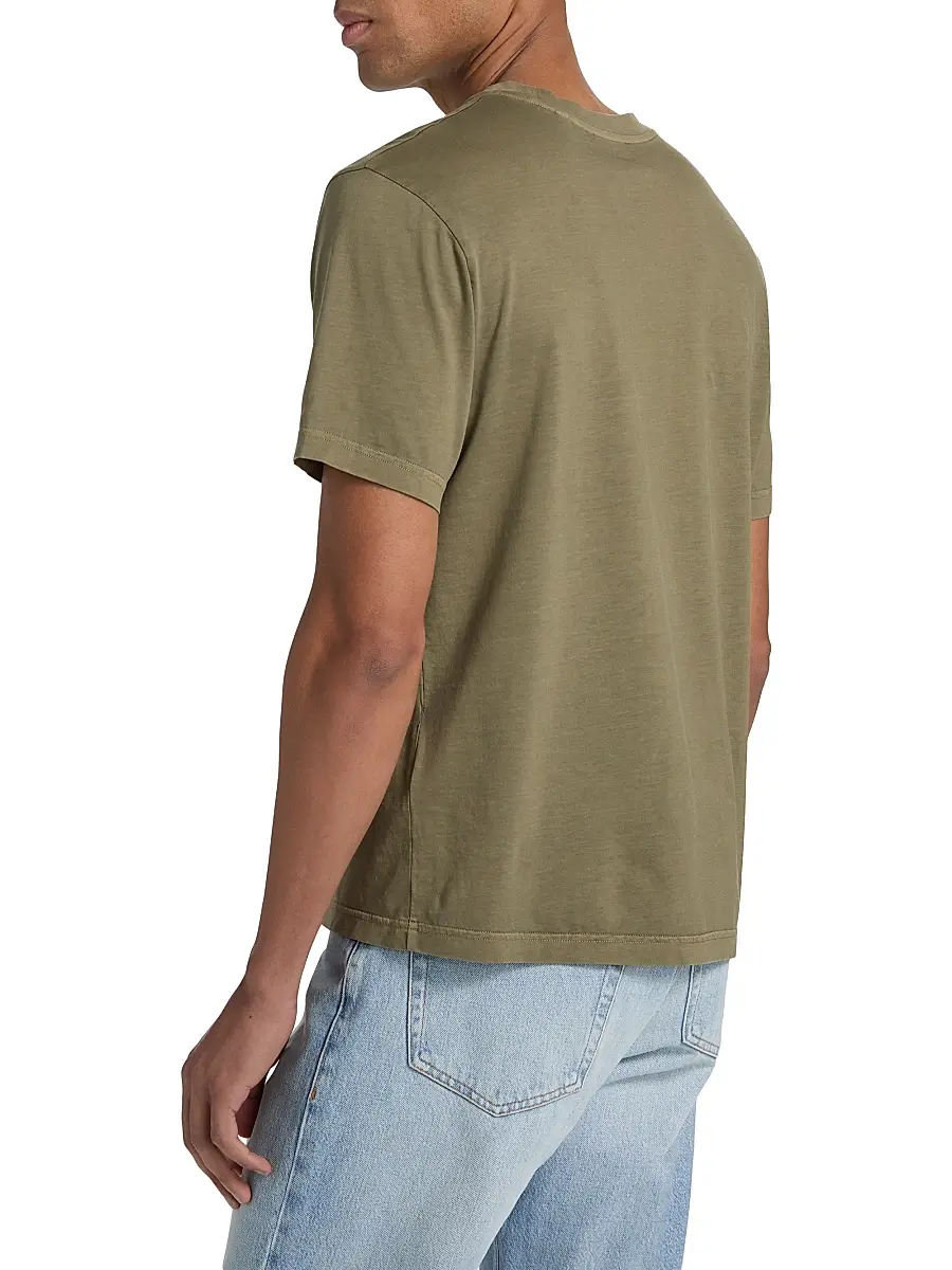 Frame Men's Light Cotton T-Shirt | Thumbnail 5 Frame Men's Light Cotton T-Shirt | Thumbnail 5