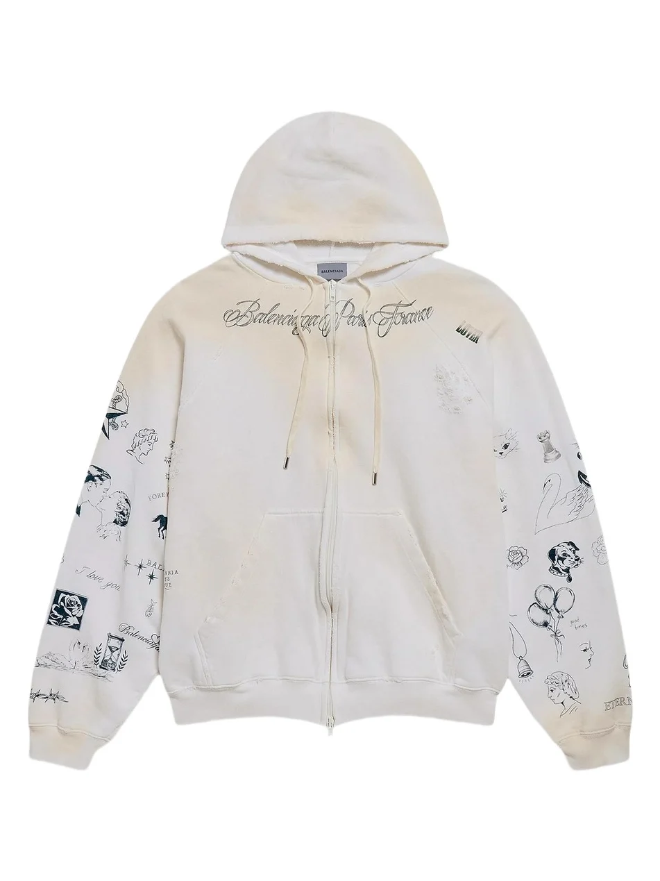 Men's Classic Ink Zip-Up Hoodie Men's Classic Ink Zip-Up Hoodie
