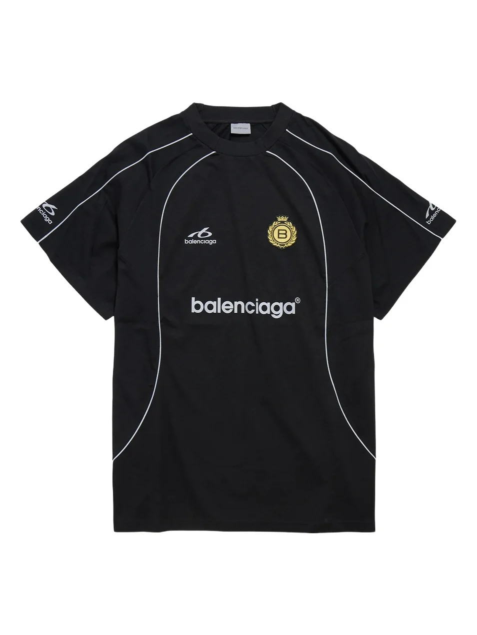 Balenciaga Men's Soccer Oversized T-Shirt