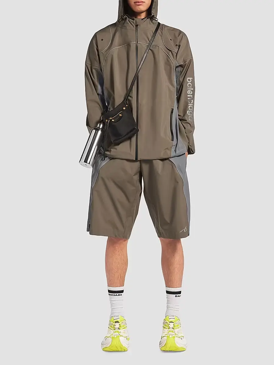 Balenciaga Men's Techwear Zip-Up Jacket | Thumbnail 2 Balenciaga Men's Techwear Zip-Up Jacket | Thumbnail 2