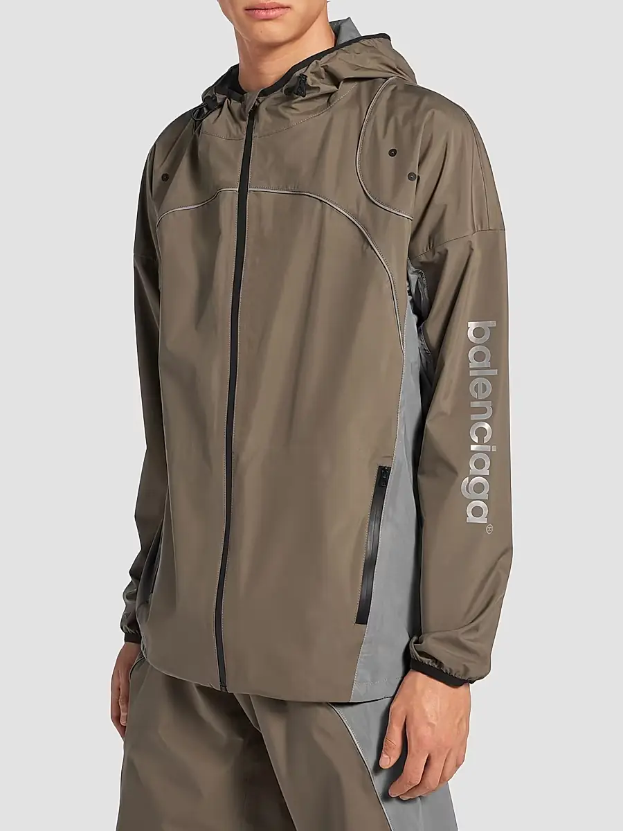 Balenciaga Men's Techwear Zip-Up Jacket | Thumbnail 3 Balenciaga Men's Techwear Zip-Up Jacket | Thumbnail 3