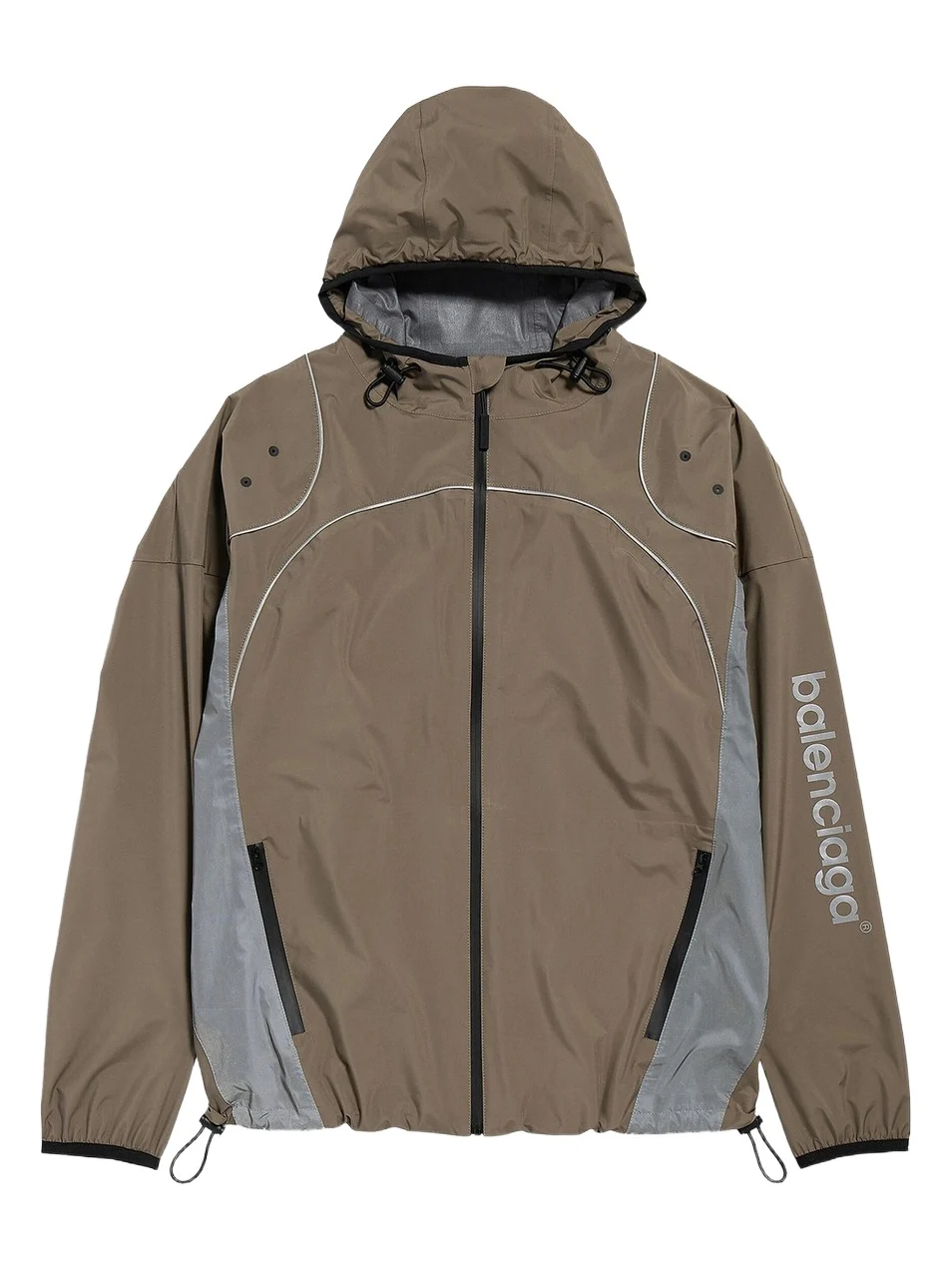 Balenciaga Men's Techwear Zip-Up Jacket