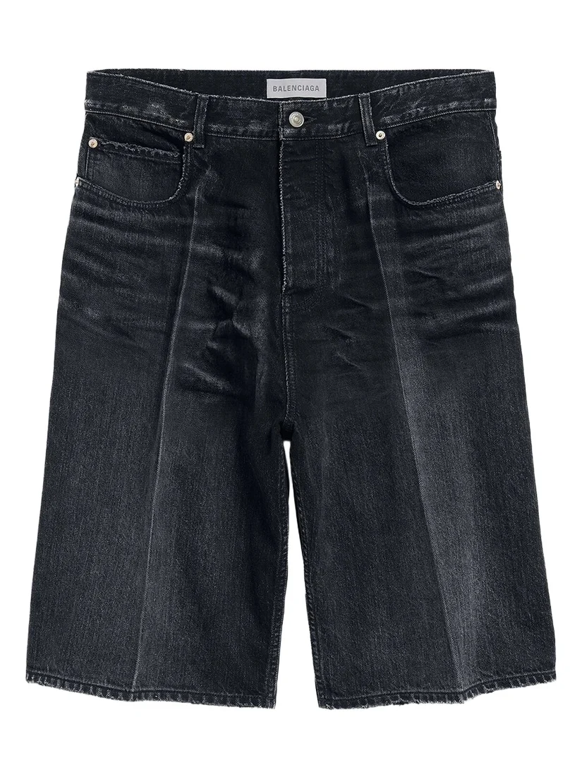 Men's Denim Stay Press Shorts
