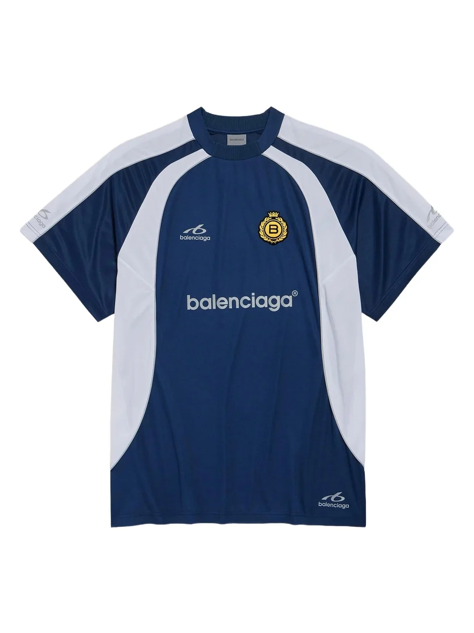 Balenciaga Men's Soccer Oversized T-Shirt