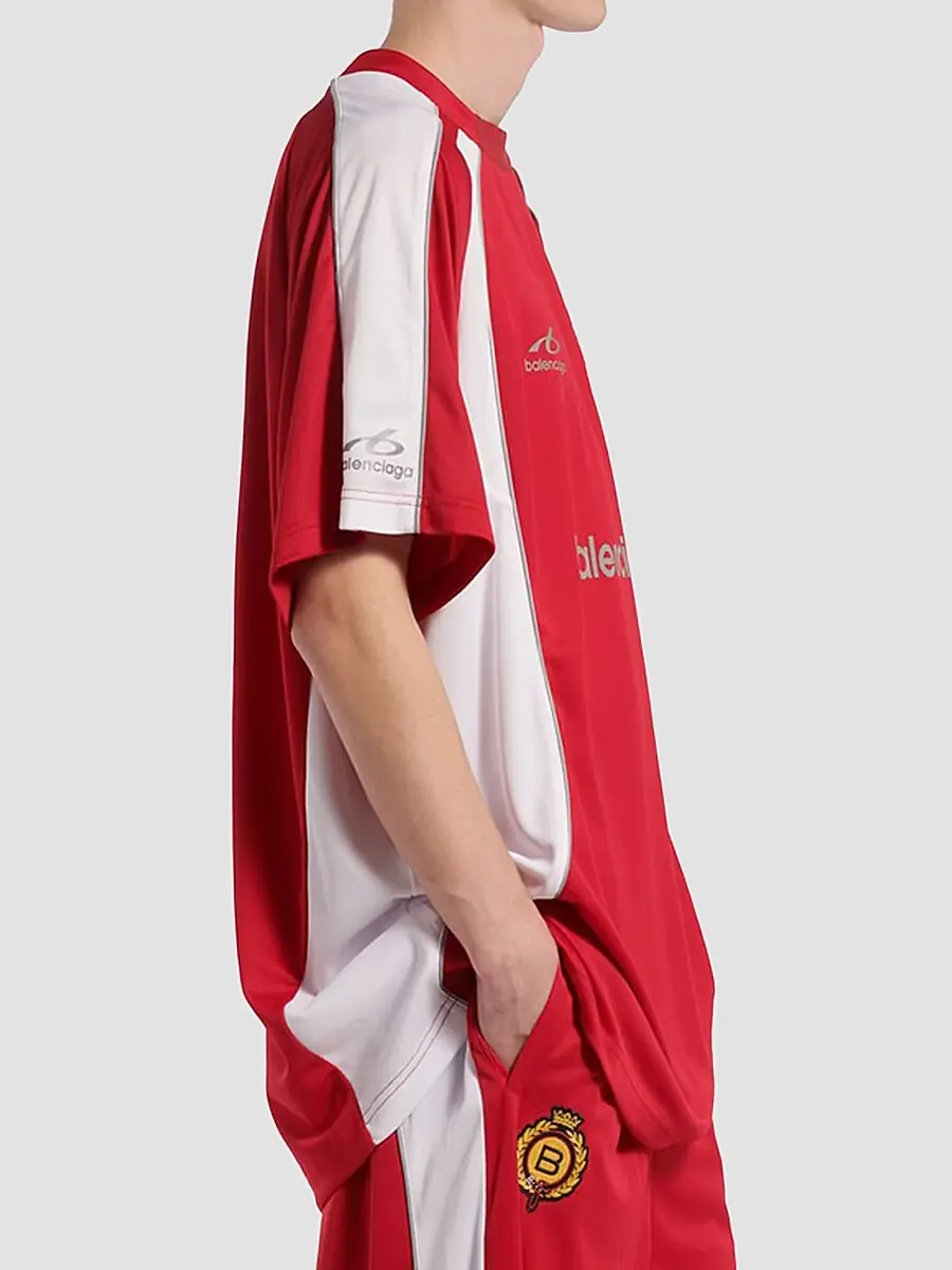 Balenciaga Men's Soccer Oversized T-Shirt | Thumbnail 3 Balenciaga Men's Soccer Oversized T-Shirt | Thumbnail 3