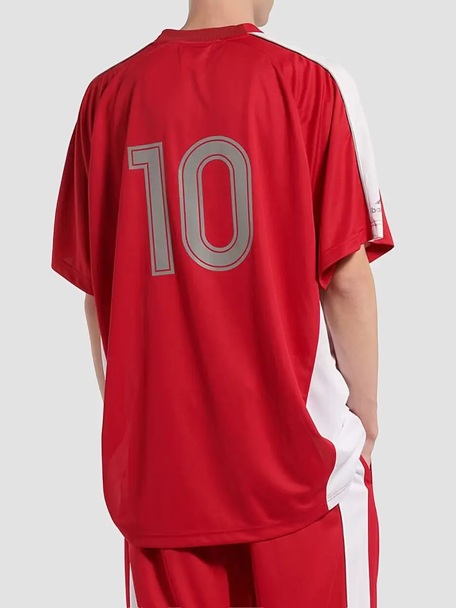 Balenciaga Men's Soccer Oversized T-Shirt | Thumbnail 4 Balenciaga Men's Soccer Oversized T-Shirt | Thumbnail 4