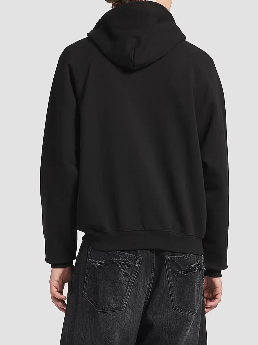 Balenciaga Men's The Door Oversized Zip-Up Hoodie | Thumbnail 4 Balenciaga Men's The Door Oversized Zip-Up Hoodie | Thumbnail 4
