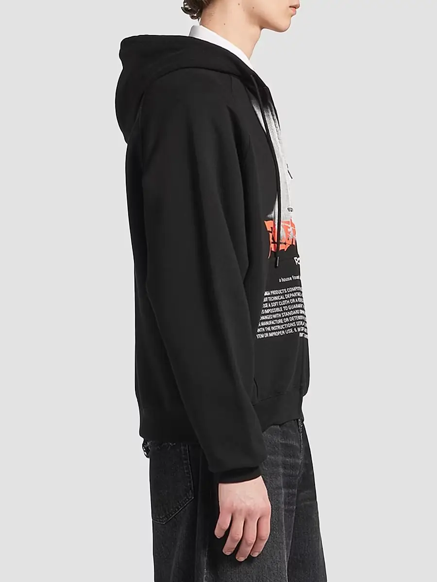 Balenciaga Men's The Door Oversized Zip-Up Hoodie | Thumbnail 5 Balenciaga Men's The Door Oversized Zip-Up Hoodie | Thumbnail 5