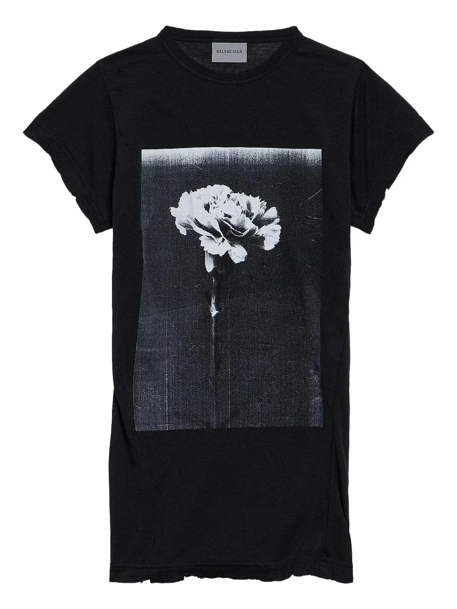 Balenciaga Women's The Song of The Highest Tower Small Fit T-Shirt