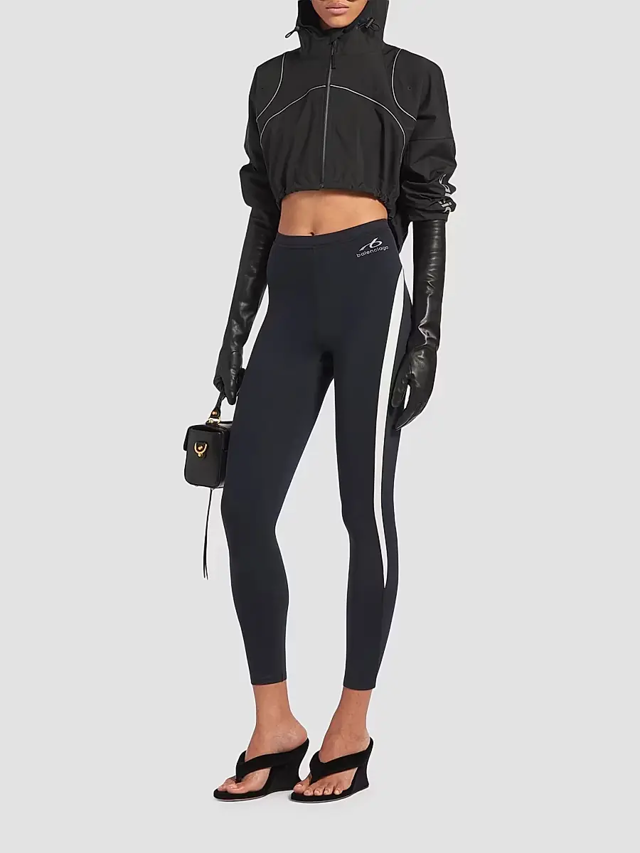 Balenciaga Women's Techwear Cropped Jacket | Thumbnail 2 Balenciaga Women's Techwear Cropped Jacket | Thumbnail 2