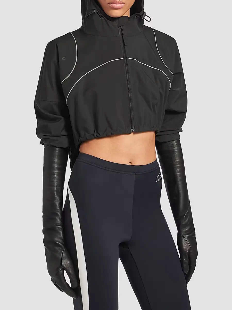 Balenciaga Women's Techwear Cropped Jacket | Thumbnail 3 Balenciaga Women's Techwear Cropped Jacket | Thumbnail 3