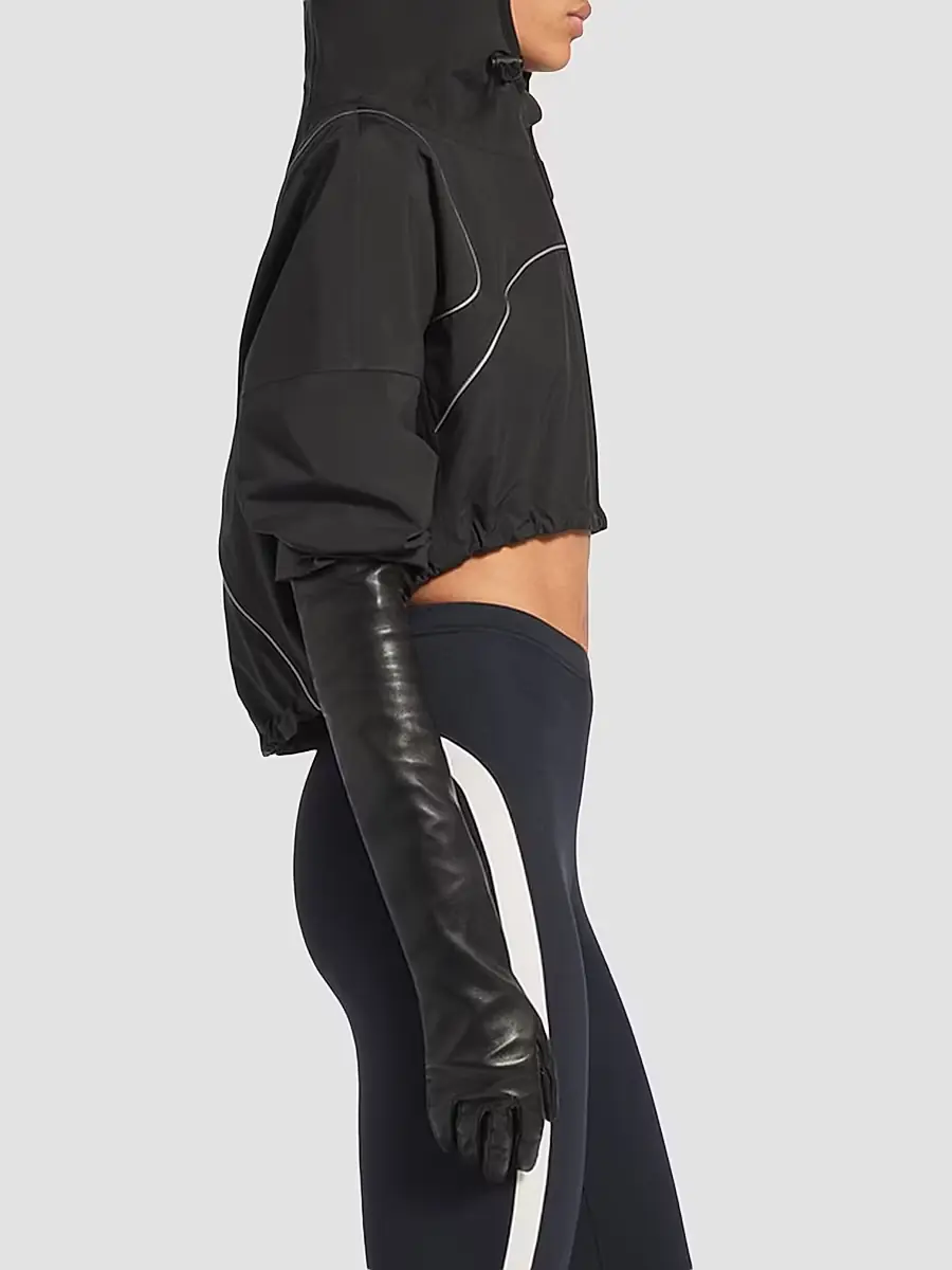 Balenciaga Women's Techwear Cropped Jacket | Thumbnail 4 Balenciaga Women's Techwear Cropped Jacket | Thumbnail 4