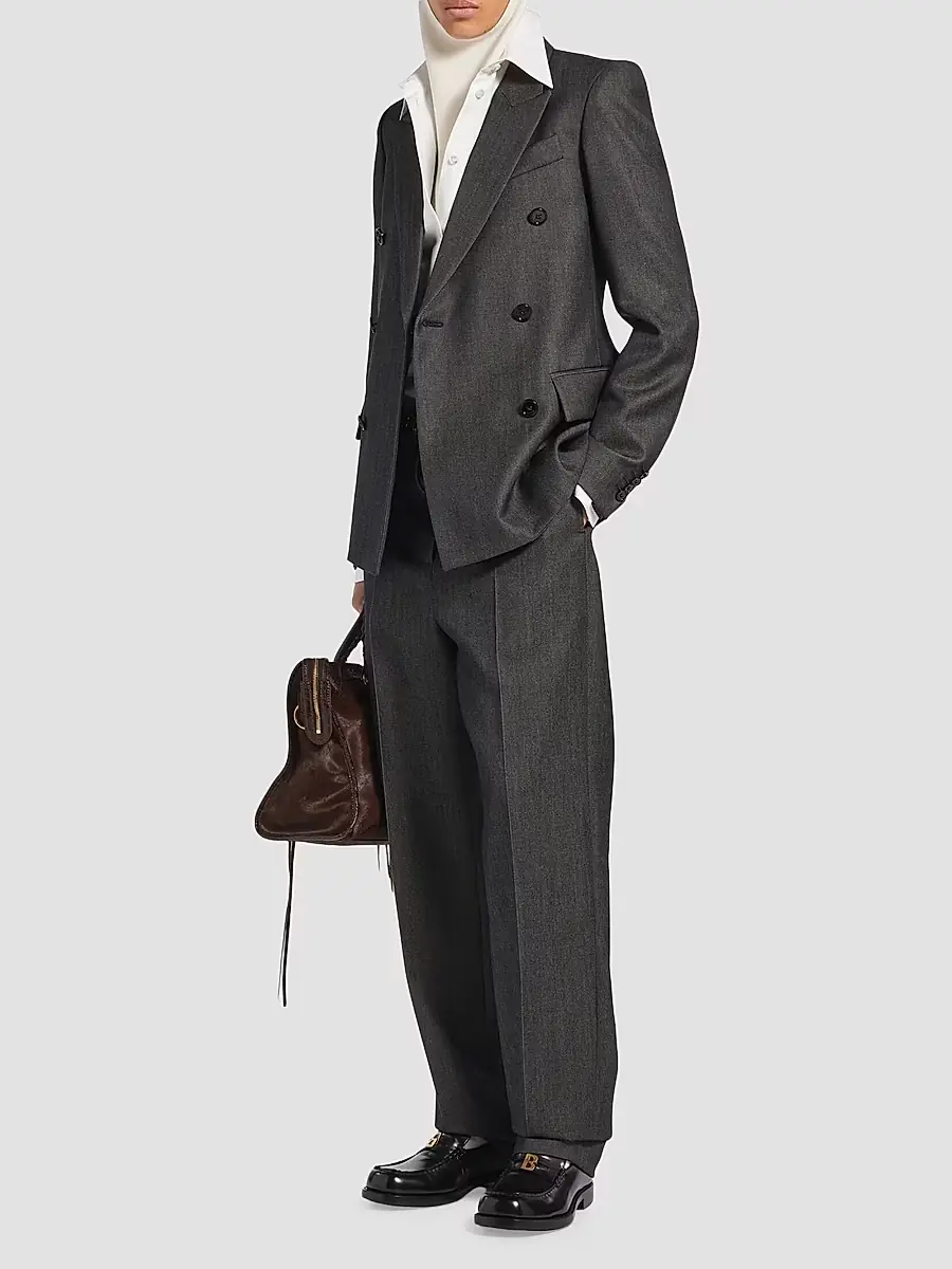 Balenciaga Women's Fitted Tailored Pants | Thumbnail 2 Balenciaga Women's Fitted Tailored Pants | Thumbnail 2