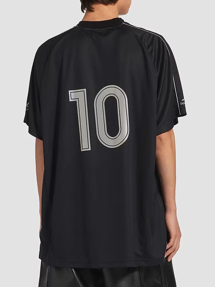 Balenciaga Men's Soccer Oversized T-Shirt | Thumbnail 4