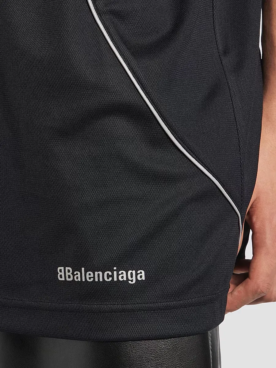 Balenciaga Men's Soccer Oversized T-Shirt | Thumbnail 6
