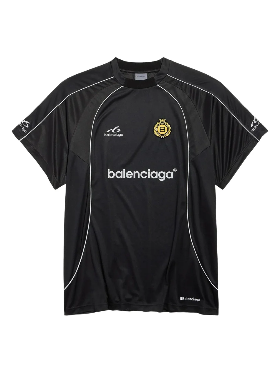 Balenciaga Men's Soccer Oversized T-Shirt