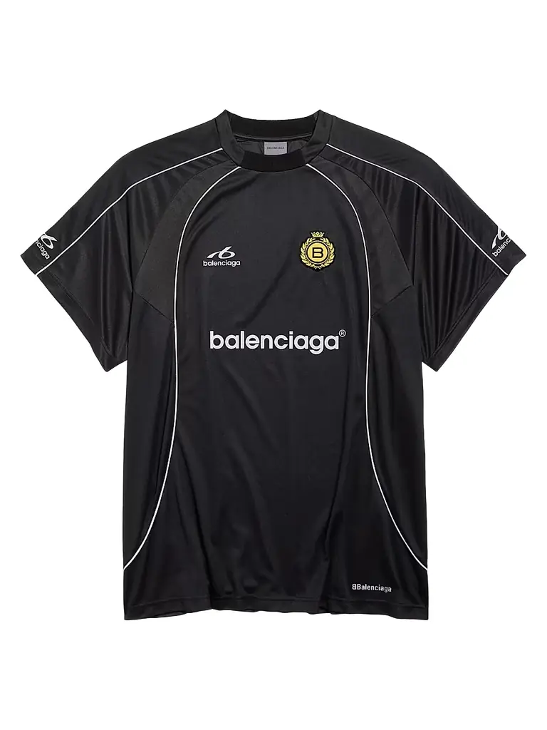 Balenciaga Men's Soccer Oversized T-Shirt