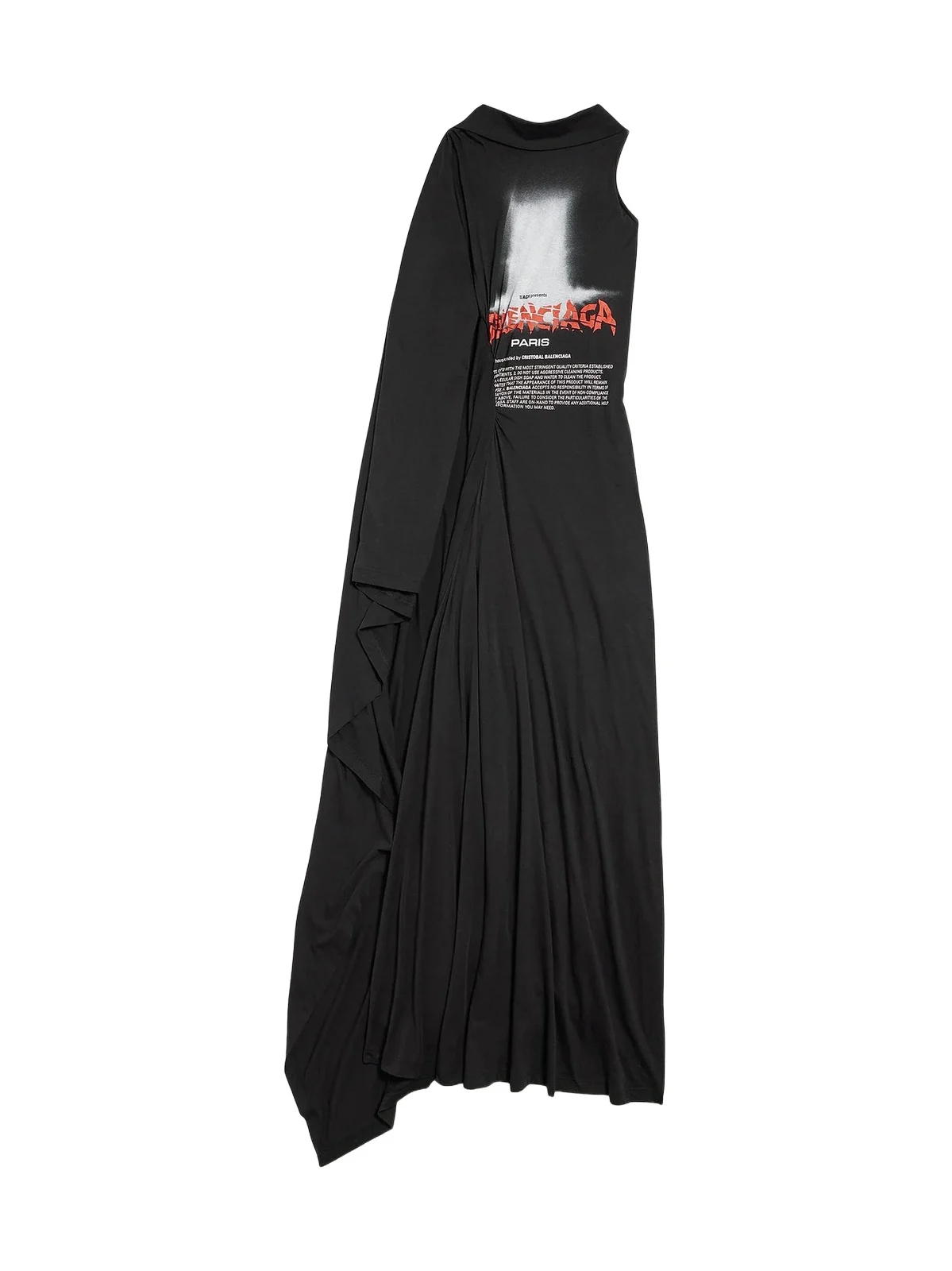 Balenciaga Women's The Door Long Draped Dress
