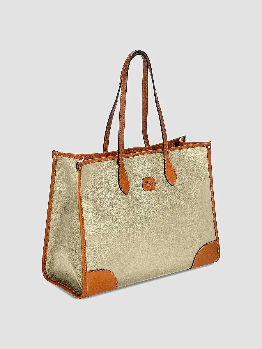Bric's Men's Firenze Leather-Trim Tote Bag | Thumbnail 2 Bric's Men's Firenze Leather-Trim Tote Bag | Thumbnail 2